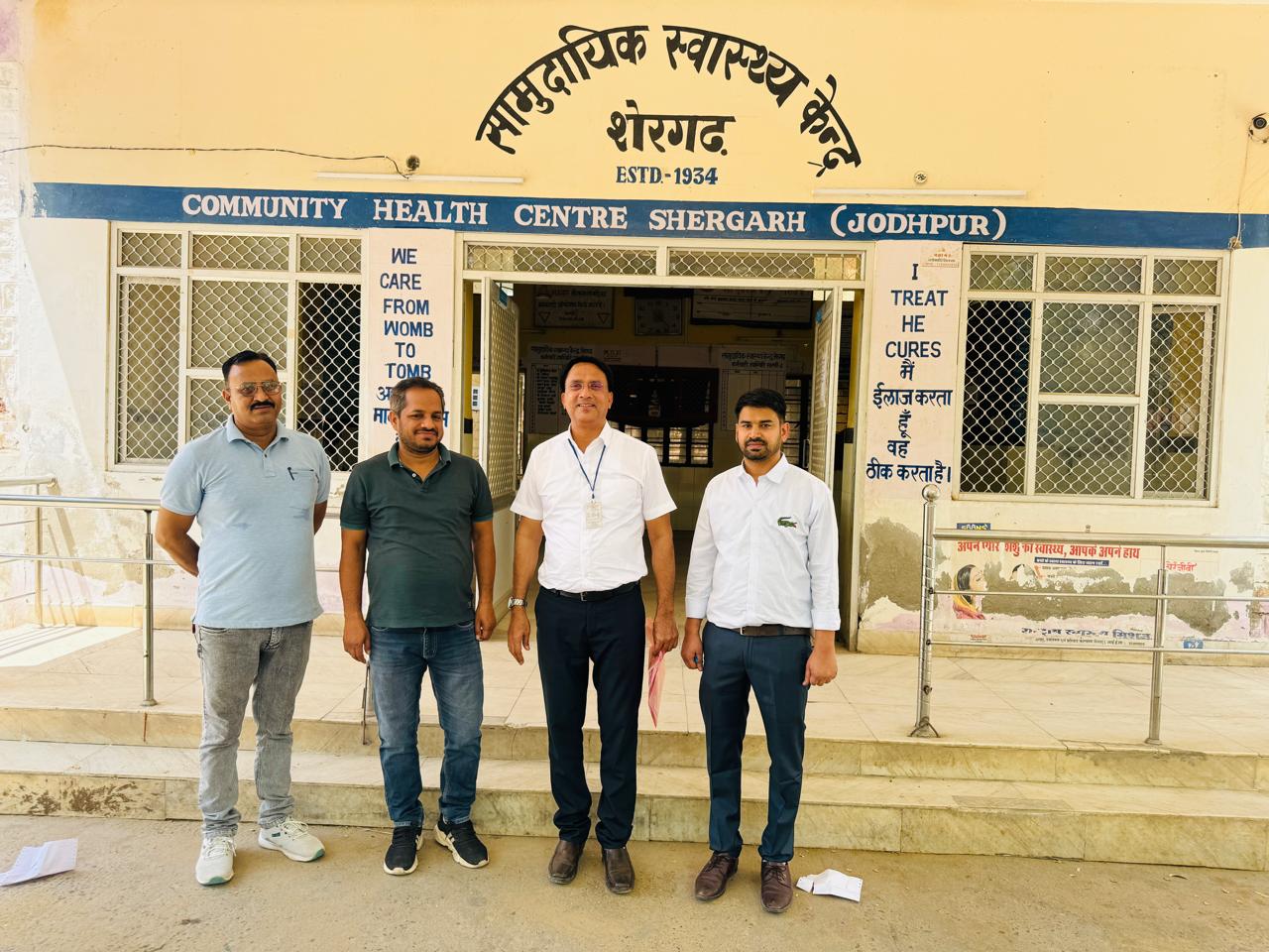 DPC Jodhpur Visit at Shergarh Chc